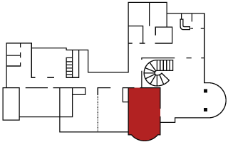 Area map image of the 1st floor exhibition room 1, grand parlor